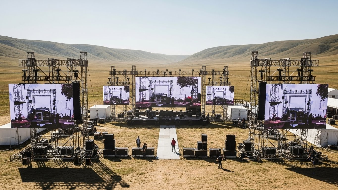 Technical Production in the Heart of Nature: Sound, Light and Image Solutions